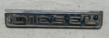 Vintage International Harvester Chrome Truck Diesel Emblem Badge #A picture