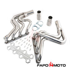 FAPO Manifold Exhaust Header for 87-96 F150 F250 BRONCO Pickup 5.8 351 V8 SS304 picture