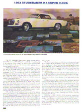 1963 Studebaker Super Hawk R2 Article - Must See  picture