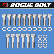 BBF INTAKE MANIFOLD BOLTS HEX STAINLESS KIT BIG BLOCK FORD 429 460 CAR F-SERIES picture