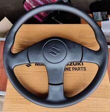 Steering Wheel With Horn Button Black Color Fit Suzuki Samurai SJ410 SJ413 Jimny picture
