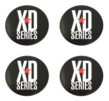 4x NEW KMC XD Series XD778 Monster 78mm Black Wheel Center Cap Emblems Logos picture