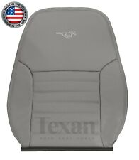2003 Ford Mustang GT V8 S281 Driver Lean Back Perforated Leather Seat Cover Gray picture