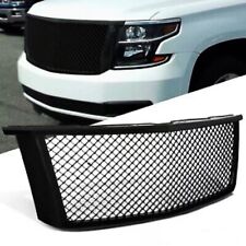 Grille For 2015 2016-2018 Chevy Tahoe Suburban 3500 HD Grill Bumper Gloss Black picture