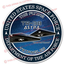 4 inch TR-3B ASTRA Flying Triangles Space Force Decal Sticker Spy NASA UFO picture