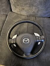 Steering Wheel Black OEM Mazda RX8 04-08 Paddle Shifters Steering Controls picture