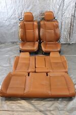 2015-2022 DODGE CHALLENGER HELLCAT OEM FRONT N REAR SEPIA LEATHER SEATS #1495 picture