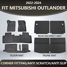 Cargo Liner Rear Trunk Liner Mats For 2022 2023 2024 Mitsubishi Outlander 7-Seat picture