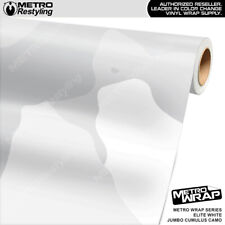 Metro Wrap Jumbo Cumulus Elite White Camouflage Premium Vinyl Film picture