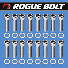 BBF EXHAUST MANIFOLD BOLTS STAINLESS STEEL KIT BIG BLOCK FORD 429 460 F-SERIES picture