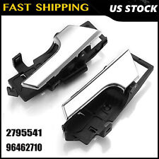 9646270 Driver Left+Right Inside Door Handle Chrome Lever For Chevy Aveo G3 Wave picture
