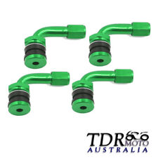 Green 4x 90 Degree Angle Valve Adaptor Tyre Extension Adapter Motorcycle Car Bik picture