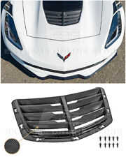 For 14-19 Corvette C7 Z06 GM Factory Style CARBON FIBER Hood Vent Louver Cover picture