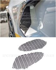 For 20-Up Corvette C8 ABS Plastic - Black Side Intake Mesh Grille Insert Pair picture