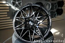 New 19 inch 5x120 666M CS STYLE BLACK wheels for BMW 3 5 6 M4 E F SERIES rims picture