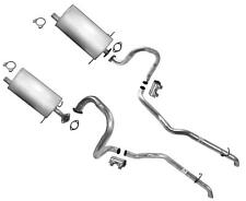 Fits 1998-2002 Lincoln Town Car Dual Exhaust Muffler and Tail Pipes Made in USA picture