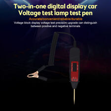 Car Electric Voltage Test Pen Probe Tools With LED Light 5-36V Digital Tester US picture