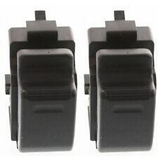 Window Switch Set For 1992-96 Toyota Camry Rear Driver and Passenger Side Black picture