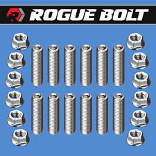 AMC / JEEP V8 HEADER STUD KIT BOLTS STAINLESS STEEL 290 304 343 360 390 401 picture