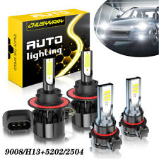 For 2007-2013 GMC Yukon Denali 4X 6000K LED Headlights Hi/Lo Fog Light Bulbs Kit picture