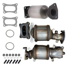 Fits 2011-2015 Honda Odyssey 3.5L All 3 Manifold Catalytic Converter Set picture