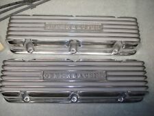 PAIR NOS Corvair Polished Aluminum 6 hole Valve Covers by Offenhouser  + gaskets picture