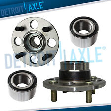 Front Wheel Bearings + Rear Hubs for 1992-2000 Honda Civic Civic Del Sol Non-ABS picture