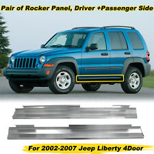 For Jeep Liberty 4Door 2002-2007 Slip-on Rocker Panel Driver +Passenger Side picture