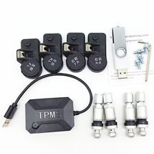 TPMS Car Tire Pressure System Monitoring USB Alarm Android W/4 Internal Sensors  picture