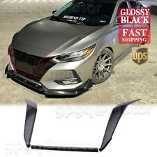 For Nissan Sentra 2020-2022 Glossy Black JDM Style Front grill Frame Cover Trim picture