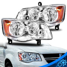 2Pcs Headlight For 2008-2016 Chrysler Town&Country 2011-2020 Dodge Grand Caravan picture