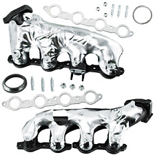 Pair Exhaust Manifold Left Right Side for Chevy GMC Cadillac Escalade Hammer H2 picture