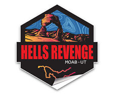 Hells Revenge Moab Utah 4x4 Trail Sticker - 3.5