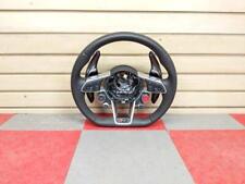 2017-2023 Audi R8 - OEM Black Leather Sport Steering Wheel Carbon Fiber Paddles picture