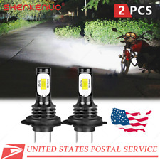 2 H7 6000K White LED Front Headlight Bulbs Kit for BMW S1000RR 2009-2018 S1000XR picture