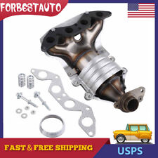 Header Exhaust Manifold w/ Catalytic Converter For 01-05 Honda Civic 1.7L  picture