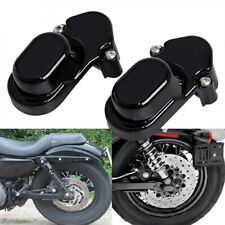 2PCS Rear Axle Nut Bolt Cover Fit For Harley Sportster 883 1200 XL883C XL883L picture