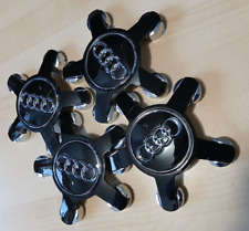 4pcs 135mm Audi Black Wheel Center Hub Caps  A4 A5 A8 S4 S5 4F0601165N picture