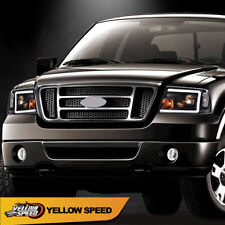 LED DRL Projector Headlight/lamps Chrome/Black Fit For 04-08 Ford F-150/Mark LT picture