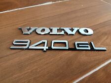 Volvo 940 GL Rear Metal Emblems Badge Set of 2 picture