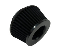 M5 Air Filter Cone Adjustable 3 3.5 4 inch inlet High Flow small slim BLACK picture
