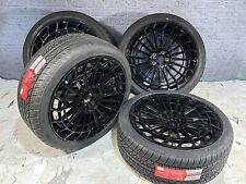 20x8.5 20x9.5 Gloss Black Mercedes Wheels Rims Tires S580 S63 GLC EQS C300 E300 picture