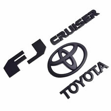 Toyota FJ Cruiser 2007-2015 Rear Door Emblem Logo Badge Nameplate Matte Black  picture