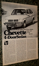 ★★1978 CHEVY CHEVETTE ORIGINAL FIRST LOOK ROAD TEST ARTICLE INFO SPECS 78 picture