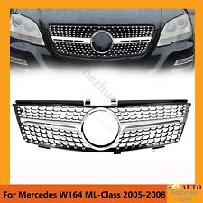 For Mercedes Benz W164 ML Grill ML320 Chrome 2005 2006 2007 2008 Diamond Grille picture