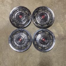 OEM 1967- 1972 Pontiac Firebird Tempest PMD Wire Hubcaps Wheel Covers picture