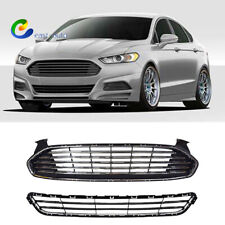 Upper&Lower FrontGrille Grill  Radiator For 2013-2016 Ford  Fusion Mondeo picture