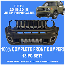 fits 2015 2016 2017 2018 jeep renegade front bumper cover picture