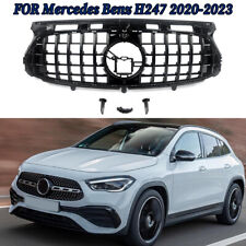 GT Front Radiator Grille For Benz H247 GLA35 GLA45 AMG Deluxe 20-23 Gloss Black  picture