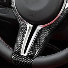 Real Carbon Fiber Steering Wheel For BMW M2 M3 M4 M5 F87 F80 F82 Trim Cover picture